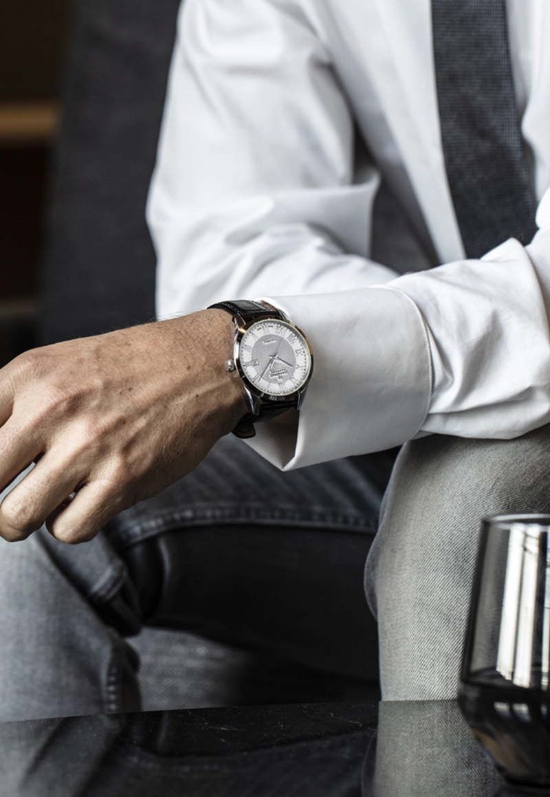 RELOJ DE PULSERA CANDINO C4710/B SWISS PLATEADO HOMBRE COUPLE CLASSIC - 2