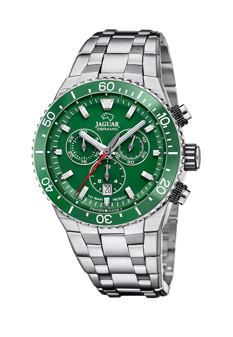 RELOJ DE PULSERA JAGUAR J1022/3 SWISS VERDE HOMBRE CERAMIC - 1