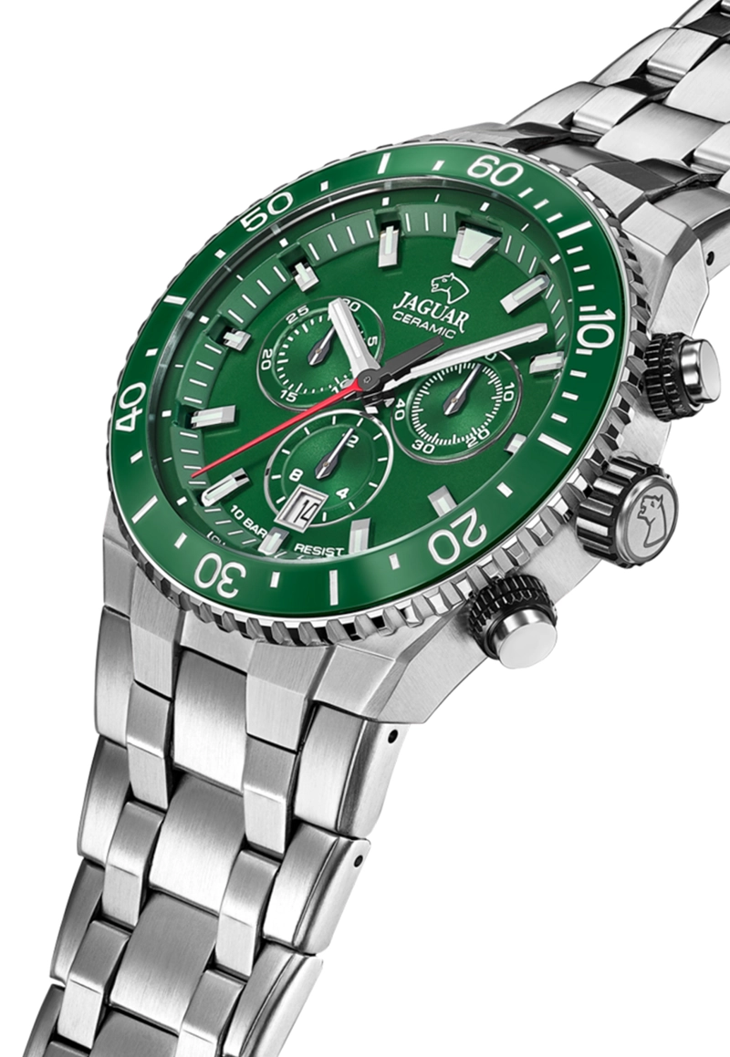 RELOJ DE PULSERA JAGUAR J1022/3 SWISS VERDE HOMBRE CERAMIC - 3