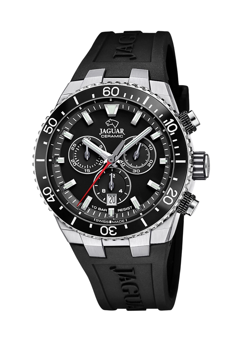 RELOJ DE PULSERA JAGUAR J1021/5 SWISS NEGRO HOMBRE CERAMIC - 1