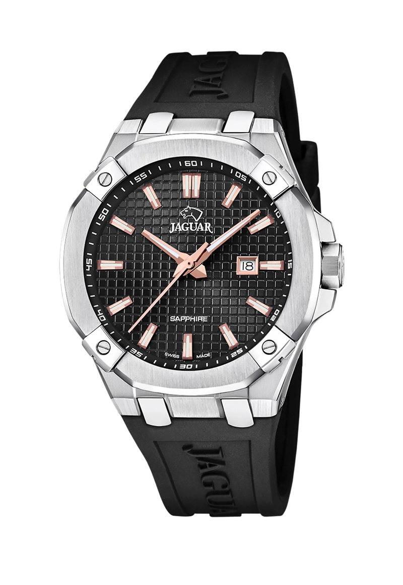 RELOJ DE PULSERA JAGUAR J1010/4 SWISS NEGRO HOMBRE DIPLOMATIC - 1