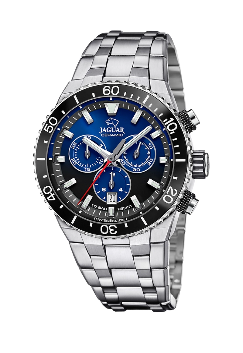 RELOJ DE PULSERA JAGUAR J1022/5 SWISS AZUL HOMBRE CERAMIC - 1