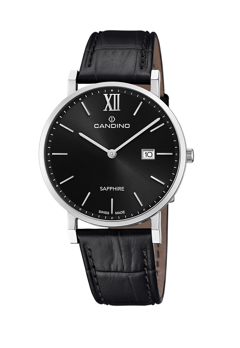 RELOJ DE PULSERA CANDINO C4724/3 SWISS NEGRO HOMBRE COUPLE CLASSIC - 1