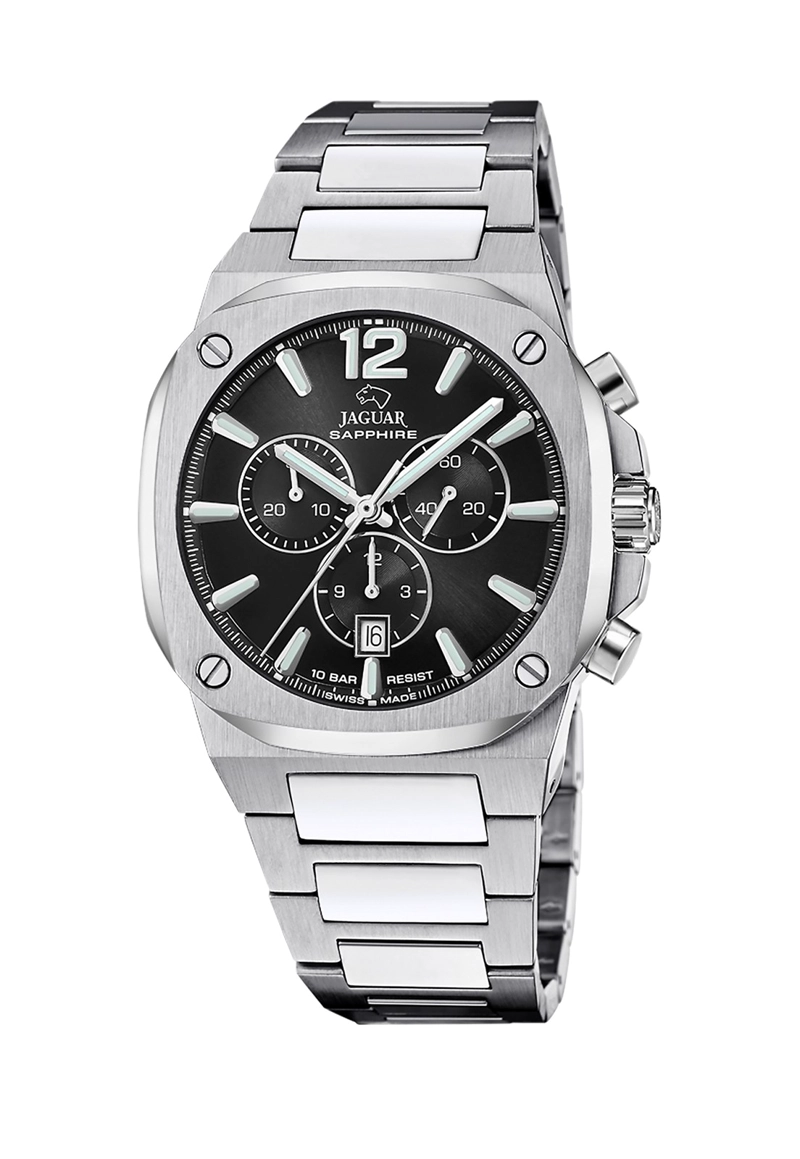 RELOJ DE PULSERA JAGUAR J1025/3 SWISS NEGRO HOMBRE RONDCARRE - 1
