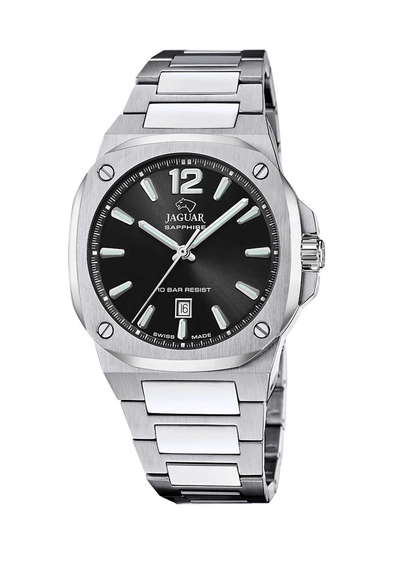 RELOJ J1024/3 JAGUAR SWISS NEGRO HOMBRE RONDCARRE - 1