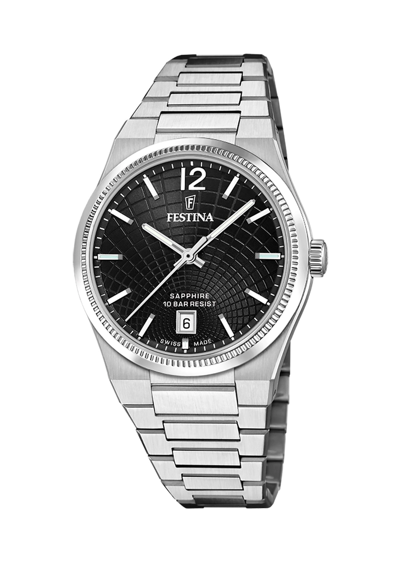 RELOJ DE PULSERA FESTINA F20052/8 SWISS NEGRO MUJER RIVE COLLECTION - 1