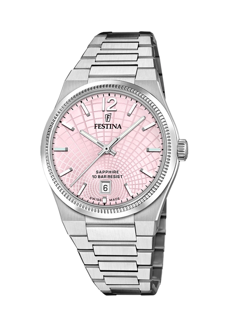 RELOJ DE PULSERA FESTINA F20052/3 SWISS ROSA MUJER RIVE COLLECTION - 1