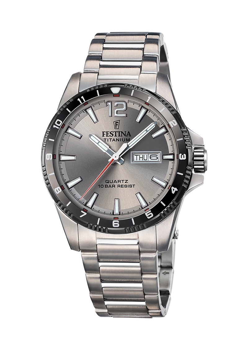 RELOJ F20698/1 FESTINA GRIS HOMBRE CALENDARIO TITANIUM - 1