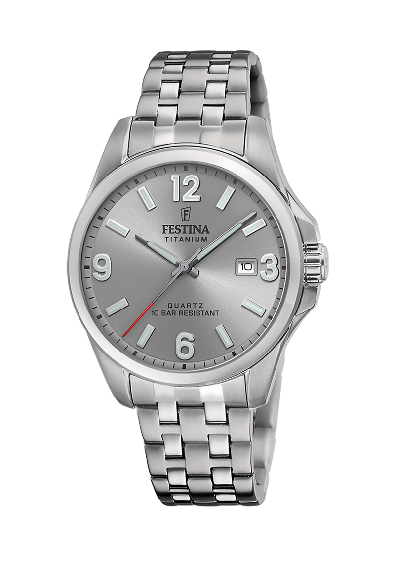 RELOJ F20696/2 FESTINA GRIS HOMBRE CALENDARIO TITANIUM - 1