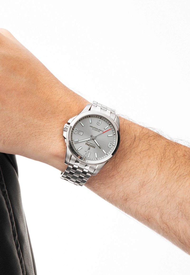 RELOJ F20696/2 FESTINA GRIS HOMBRE CALENDARIO TITANIUM - 3
