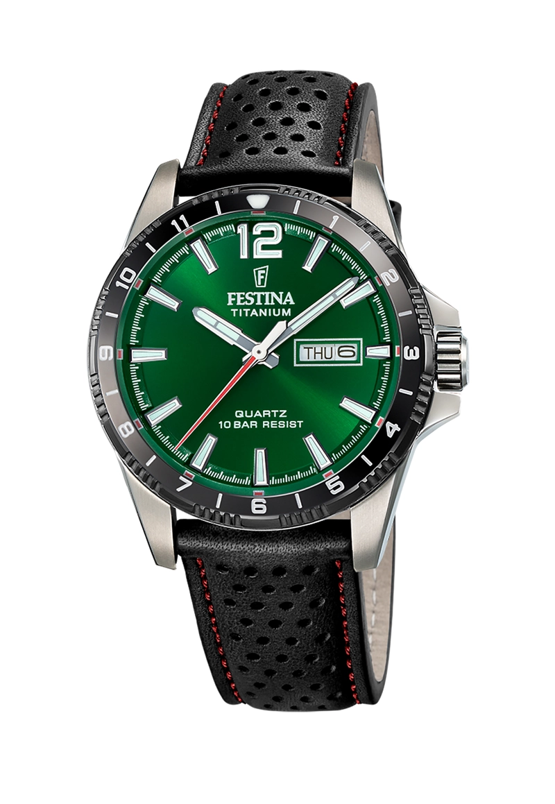 RELOJ F20699/3 FESTINA VERDE HOMBRE CALENDARIO TITANIUM - 1