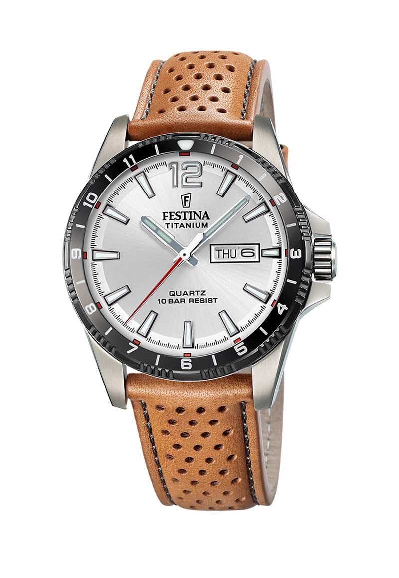 RELOJ F20699/1 FESTINA PLATEADO HOMBRE CALENDARIO TITANIUM - 1