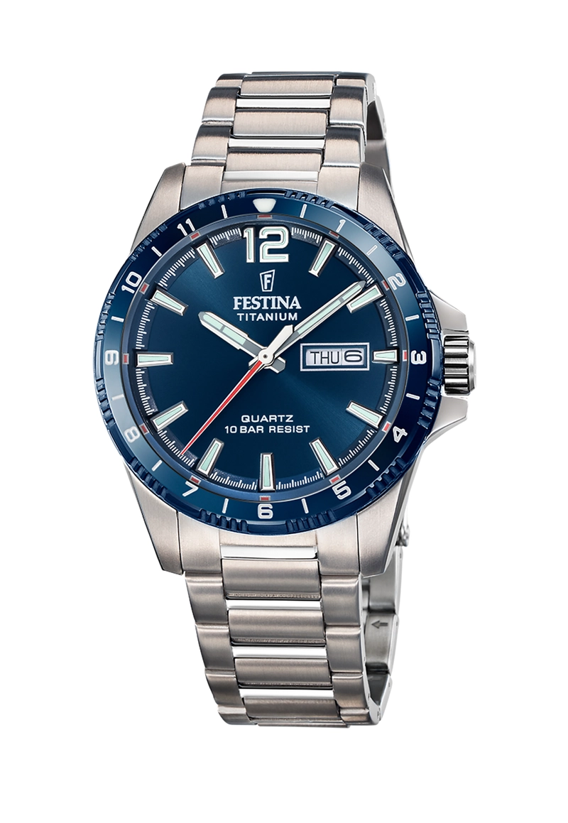 RELOJ F20698/2 FESTINA AZUL HOMBRE CALENDARIO TITANIUM - 1