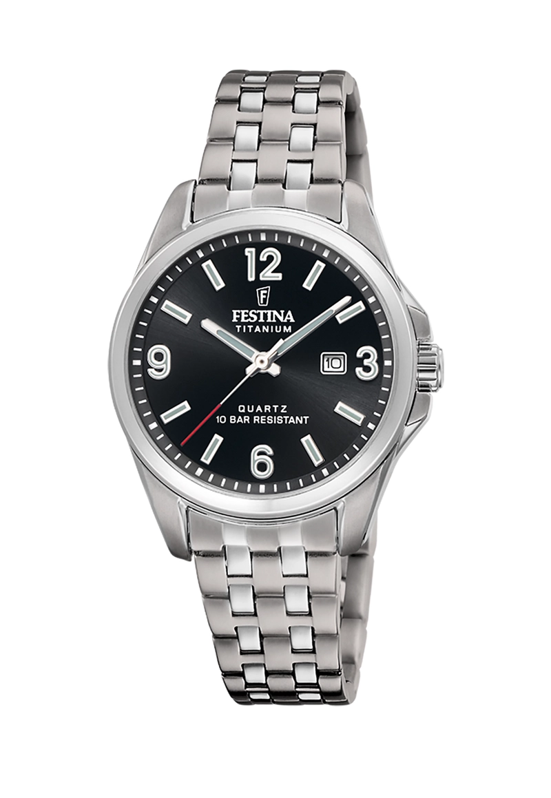 RELOJ F20697/3 FESTINA NEGRO MUJER CALENDARIO TITANIUM - 1