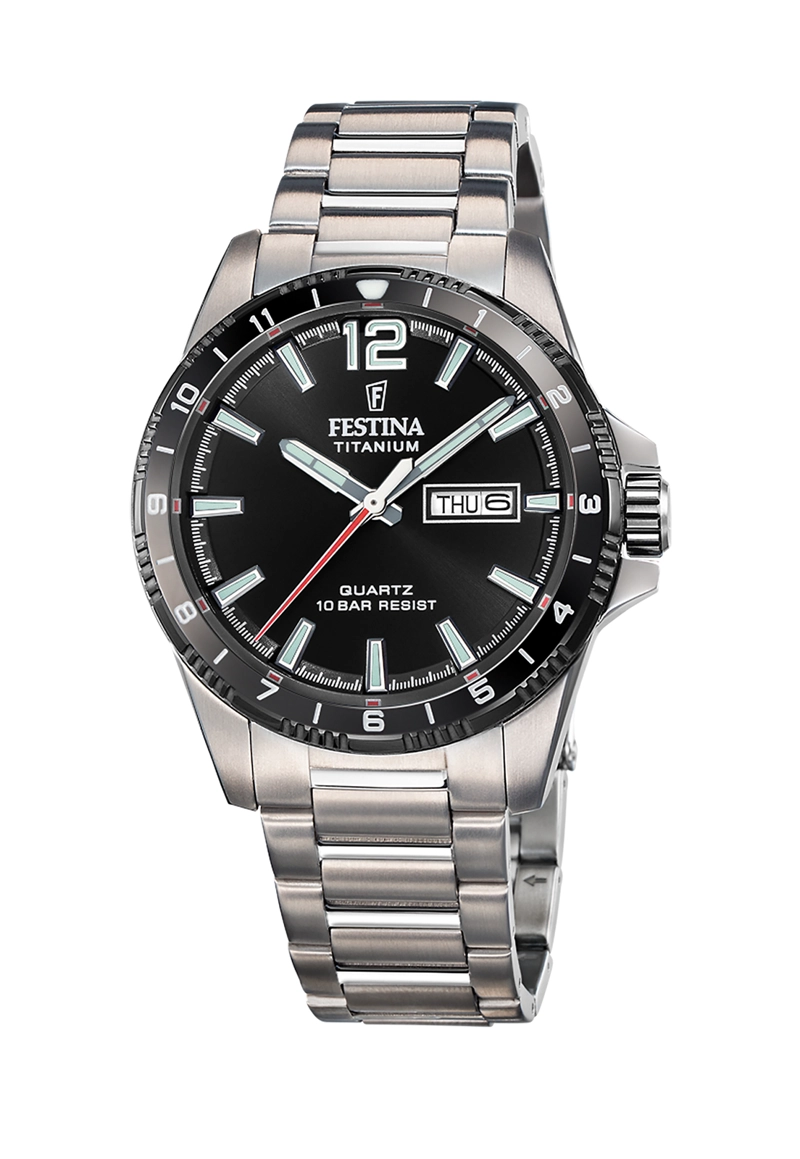 RELOJ F20698/4 FESTINA NEGRO HOMBRE CALENDARIO TITANIUM - 1