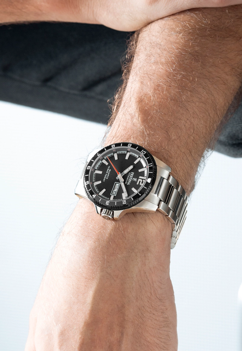 RELOJ F20698/4 FESTINA NEGRO HOMBRE CALENDARIO TITANIUM - 3