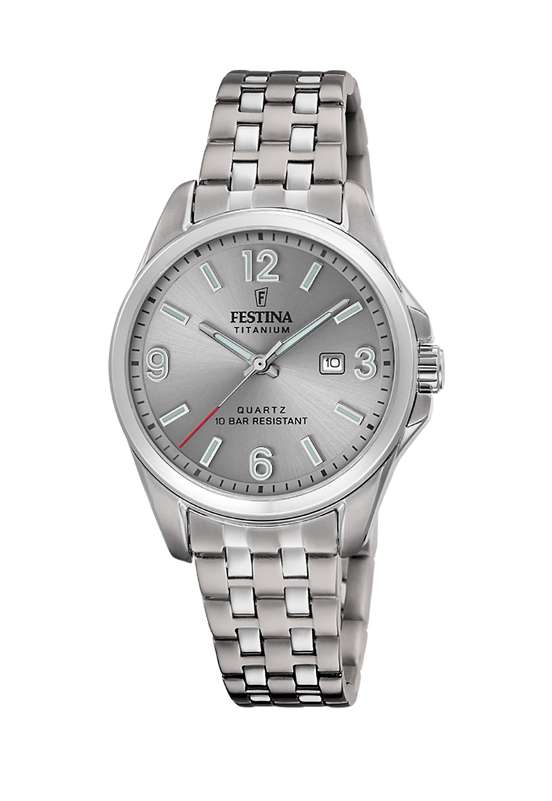 RELOJ F20697/2 FESTINA GRIS MUJER CALENDARIO TITANIUM - 1