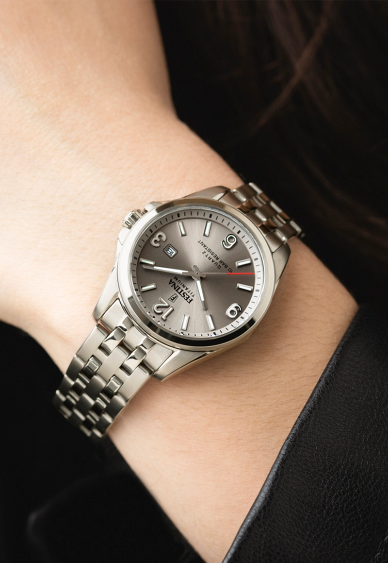 RELOJ F20697/2 FESTINA GRIS MUJER CALENDARIO TITANIUM - 3