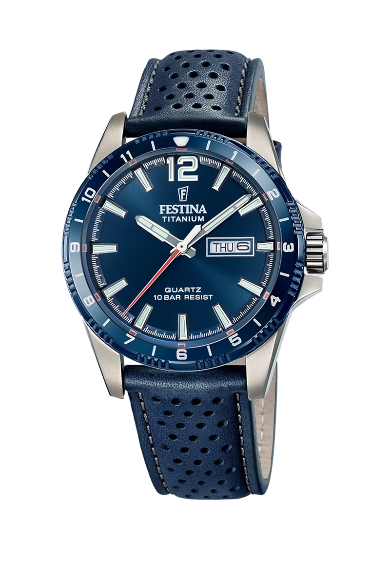 RELOJ F20699/2 FESTINA AZUL HOMBRE CALENDARIO TITANIUM - 1