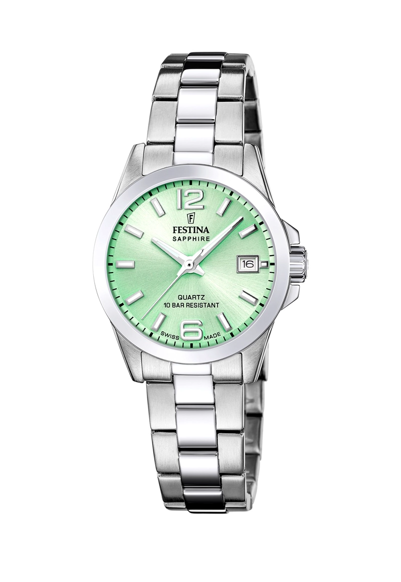 RELOJ DE PULSERA FESTINA F20049/2 SWISS VERDE MUJER ACERO CLÁSICO - 1