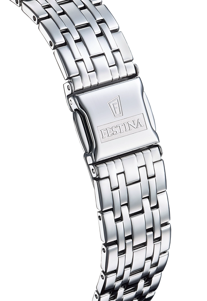 RELOJ DE PULSERA FESTINA F20045/2 SWISS BLANCO HOMBRE ACERO CLÁSICO - 2