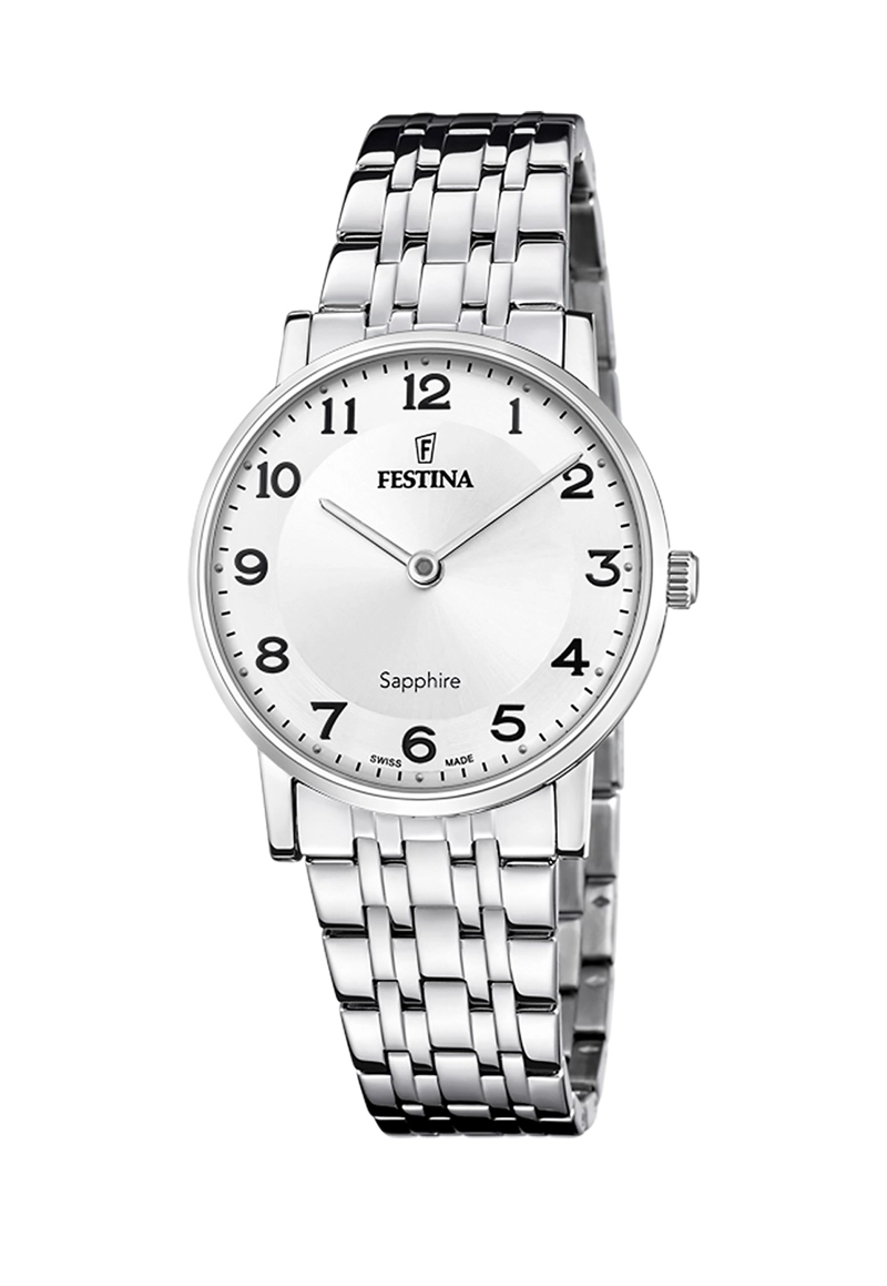 RELOJ F20047/1 FESTINA SWISS BLANCO MUJER ACERO CLASICO - 1