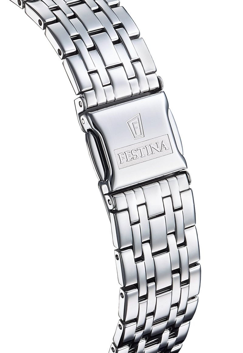 RELOJ DE PULSERA FESTINA F20045/4 SWISS NEGRO HOMBRE ACERO CLÁSICO - 2