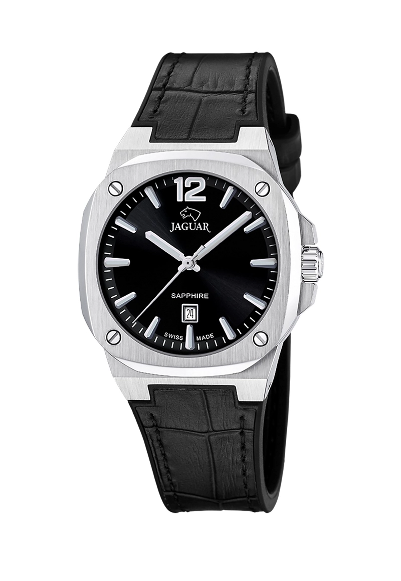RELOJ DE PULSERA JAGUAR J1032/5 SWISS NEGRO MUJER RONDCARRE - 1