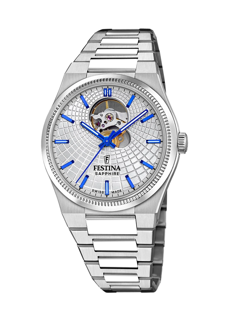 RELOJ DE PULSERA FESTINA SWISS F20053/1 PLATEADO HOMBRE AUTOMÁTICO - 1