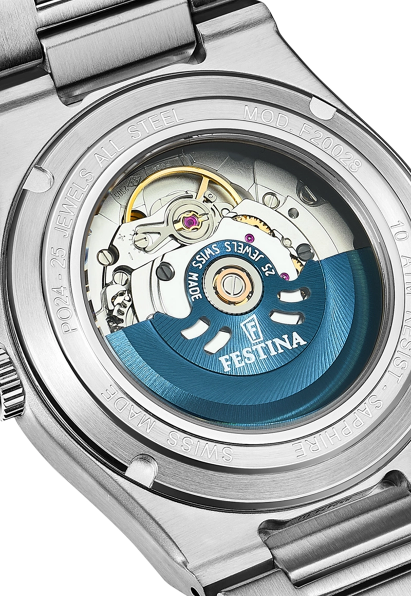 RELOJ DE PULSERA FESTINA SWISS F20053/3 VERDE HOMBRE AUTOMÁTICO - 4