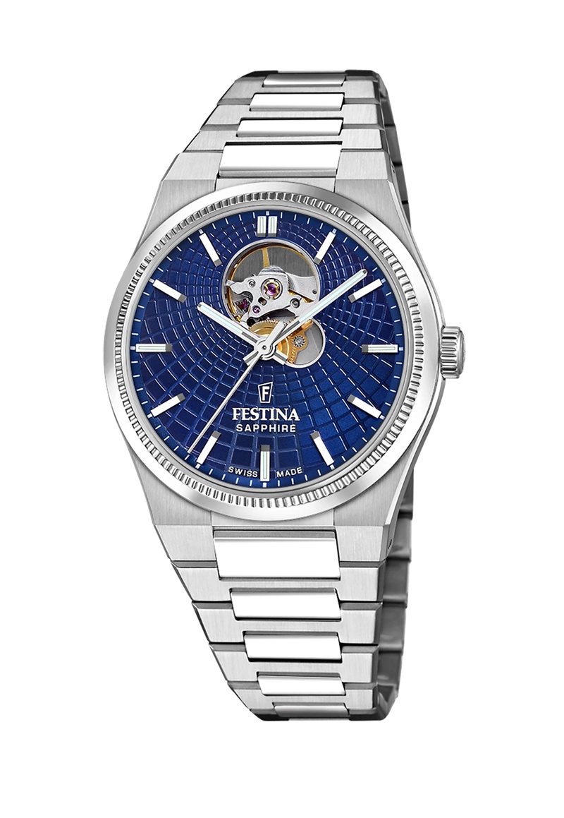 RELOJ DE PULSERA FESTINA SWISS F20053/2 AZUL HOMBRE AUTOMÁTICO - 1