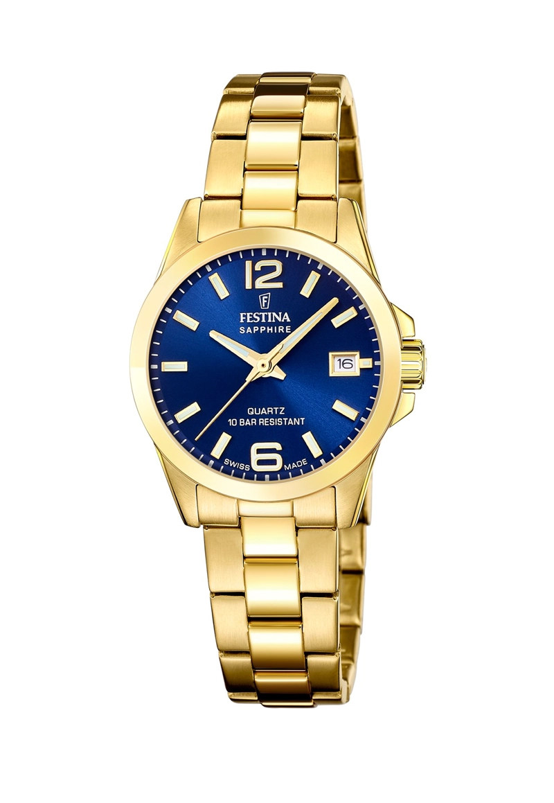 RELOJ DE PULSERA FESTINA SWISS F20050/3 AZUL MUJER ACERO CLASICO - 1