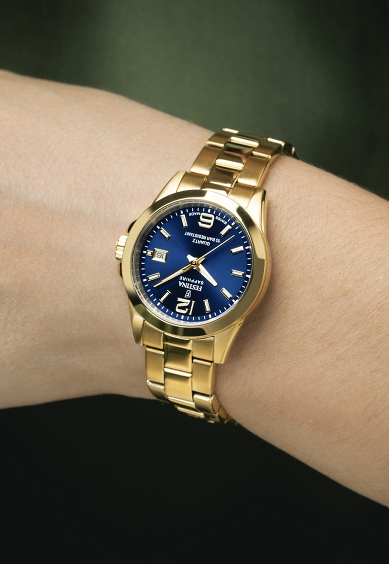 RELOJ DE PULSERA FESTINA SWISS F20050/3 AZUL MUJER ACERO CLASICO - 2
