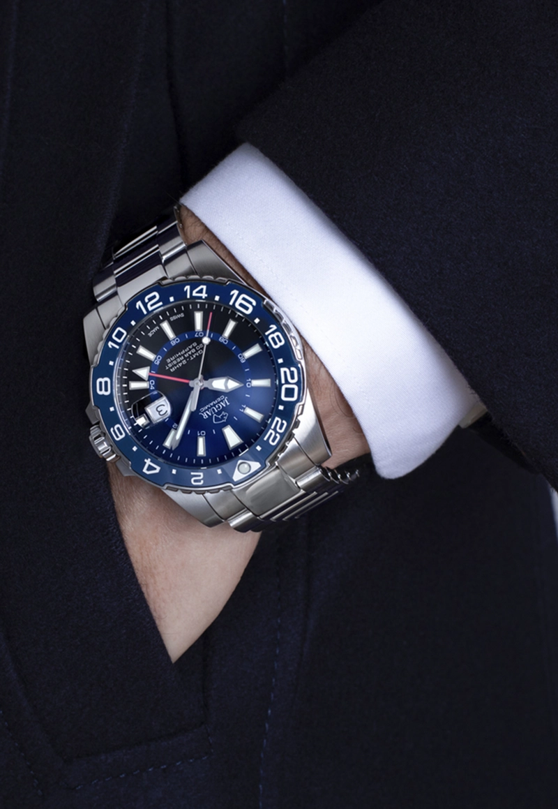 RELOJ DE PULSERA JAGUAR J1011/2 SWISS AZUL HOMBRE CERAMIC - 2