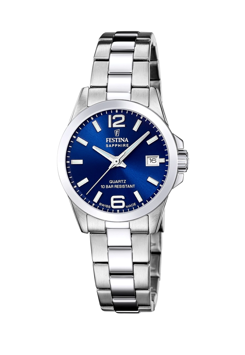 RELOJ DE PULSERA FESTINA SWISS F20049/5 AZUL MUJER ACERO CLASICO