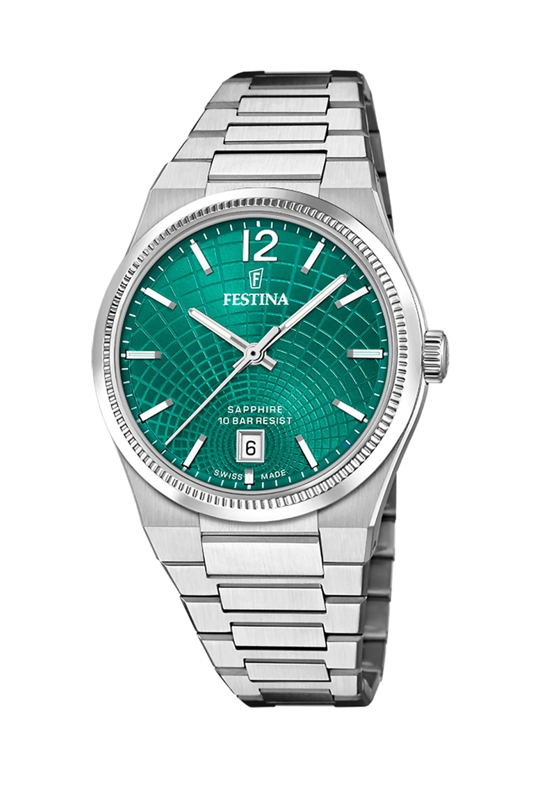 RELOJ DE PULSERA FESTINA SWISS F20052/6 VERDE MUJER RIVE COLLECTION - 1