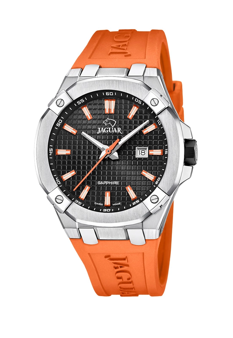 RELOJ DE PULSERA JAGUAR J1010/1 SWISS NEGRO HOMBRE DIPLOMATIC - 1