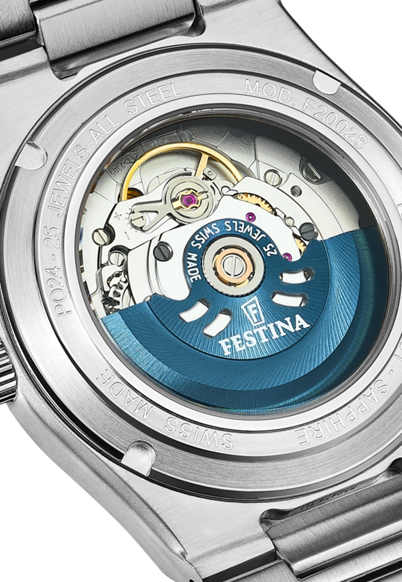 RELOJ DE PULSERA FESTINA SWISS F20053/4 NEGRO HOMBRE AUTOMÁTICO - 3