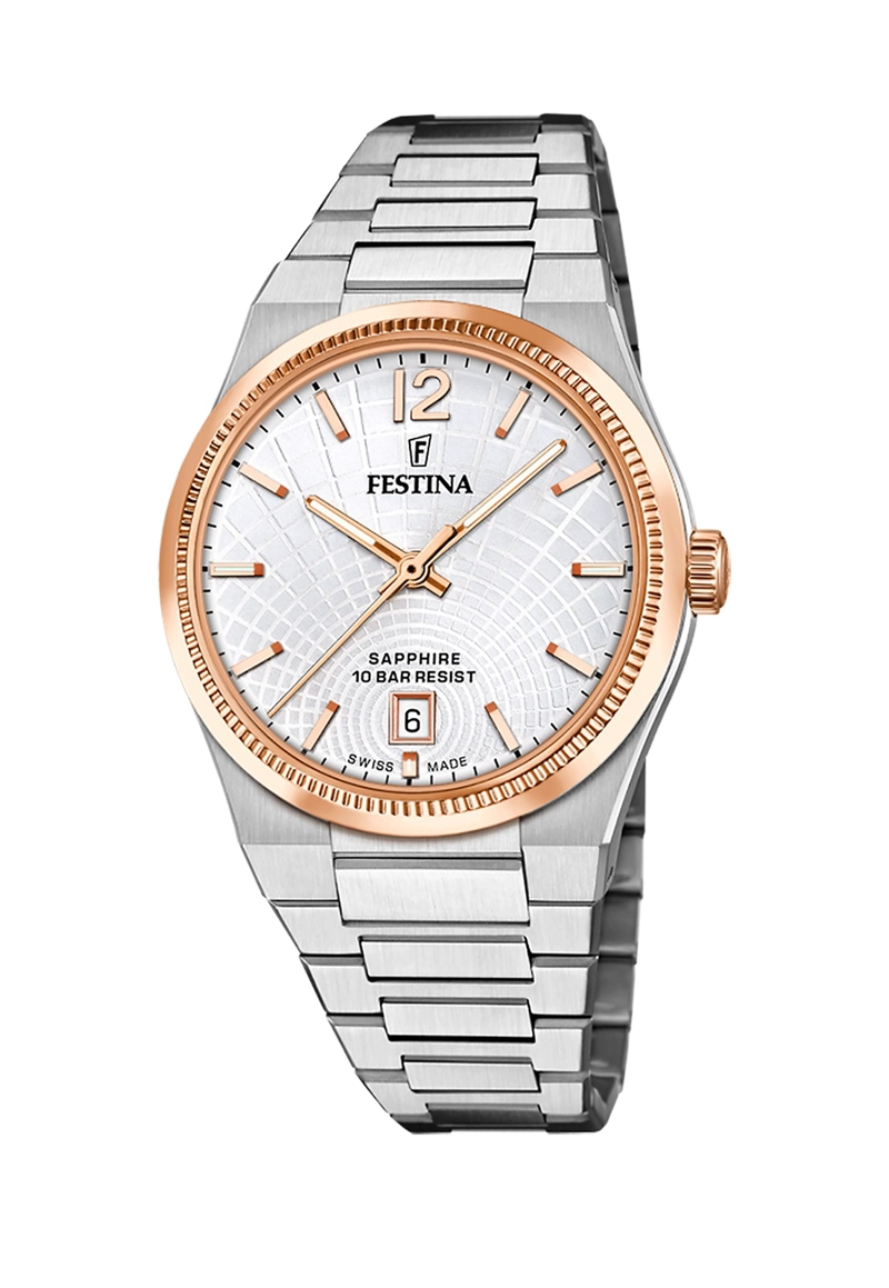 RELOJ F20066/2 FESTINA SWISS PLATEADO MUJER RIVE COLLECTION - 1