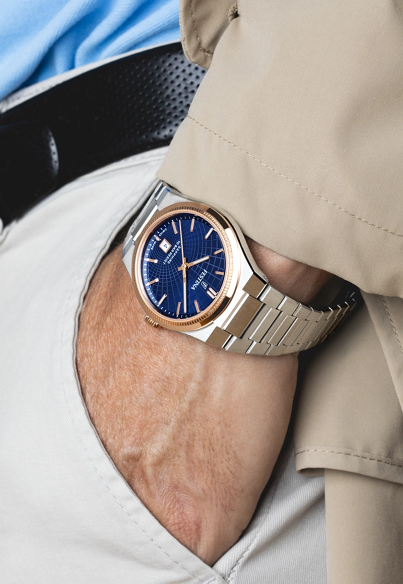 RELOJ F20065/2 FESTINA SWISS AZUL HOMBRE RIVE COLLECTION - 2