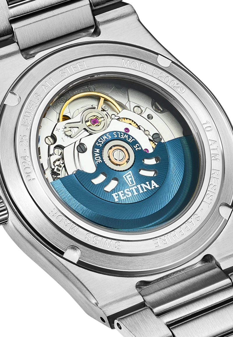 RELOJ F20054/6 FESTINA SWISS NEGRO MUJER AUTOMATICO - 4