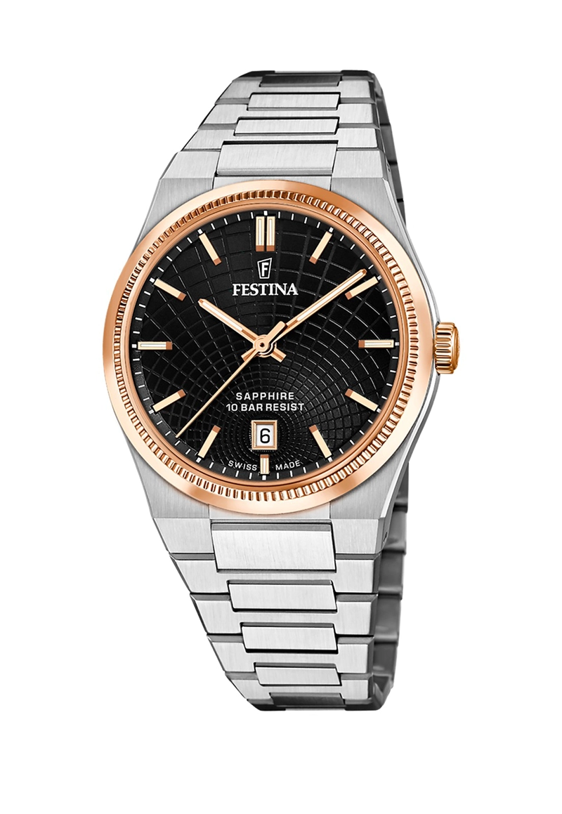 RELOJ F20065/4 FESTINA SWISS NEGRO HOMBRE RIVE COLLECTION - 1