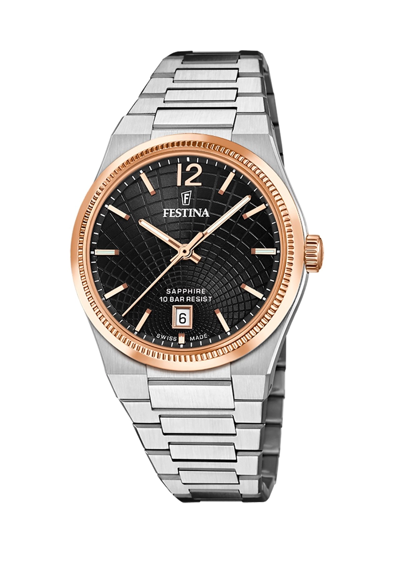 RELOJ F20066/4 FESTINA SWISS NEGRO MUJER RIVE COLLECTION - 1