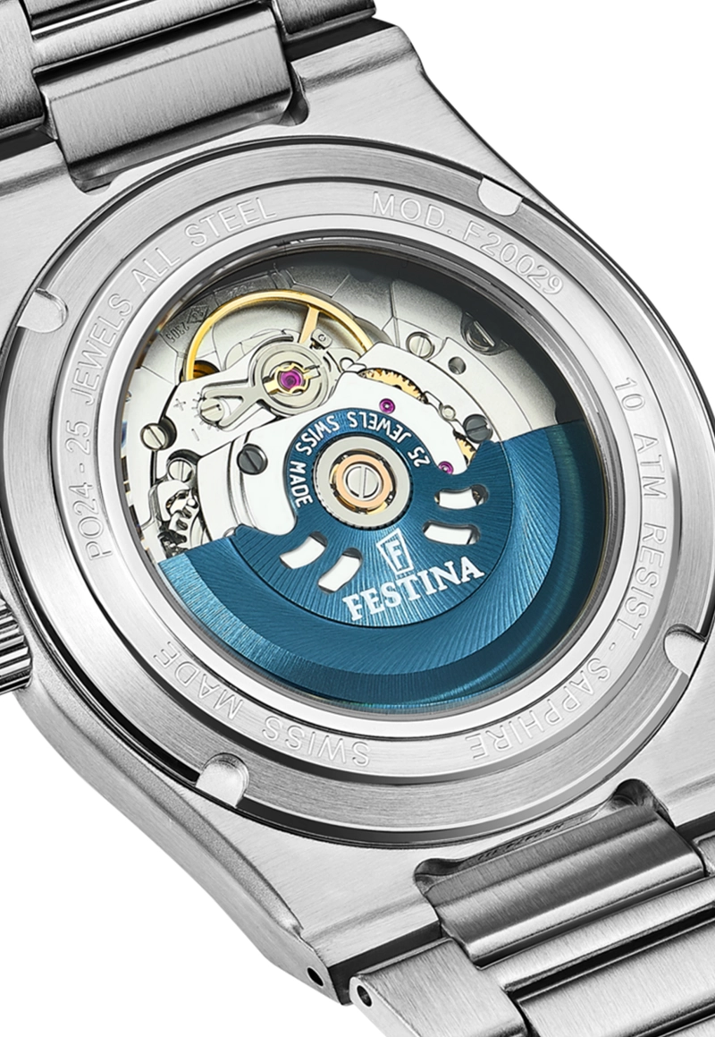 RELOJ F20054/3 FESTINA SWISS VERDE MUJER AUTOMATICO - 4
