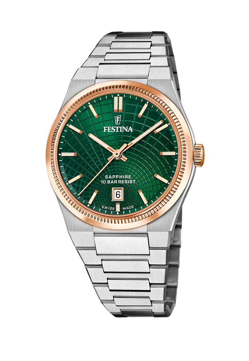 RELOJ F20065/3 FESTINA SWISS VERDE HOMBRE RIVE COLLECTION