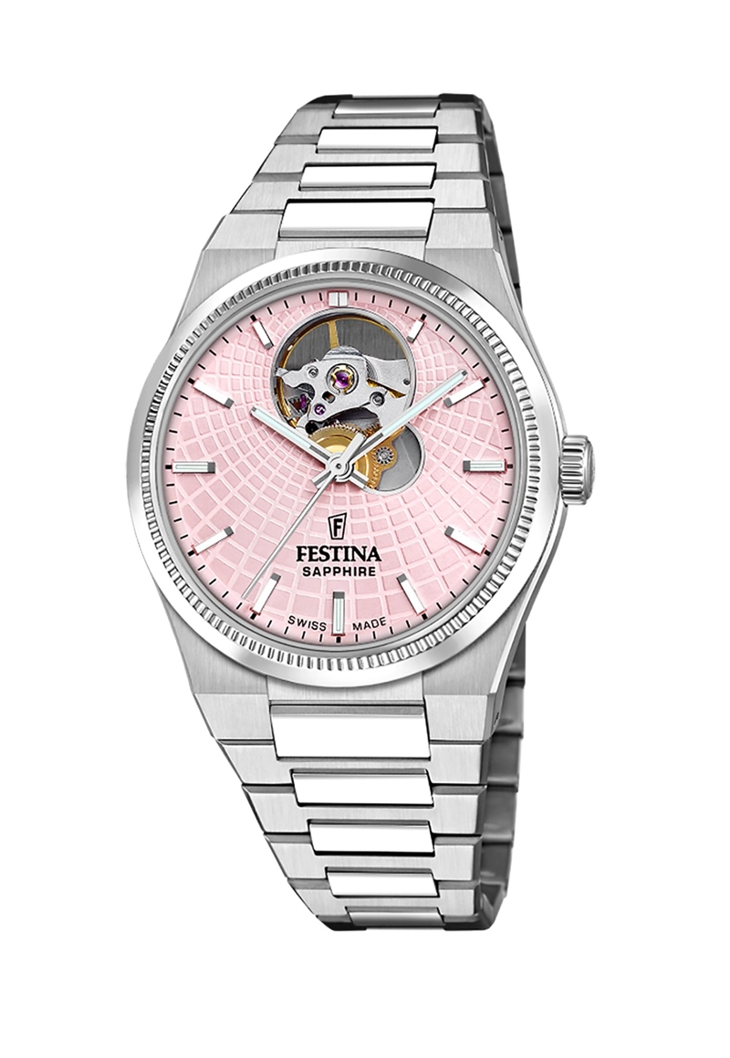 RELOJ F20054/2 FESTINA SWISS ROSA MUJER AUTOMATICO - 1