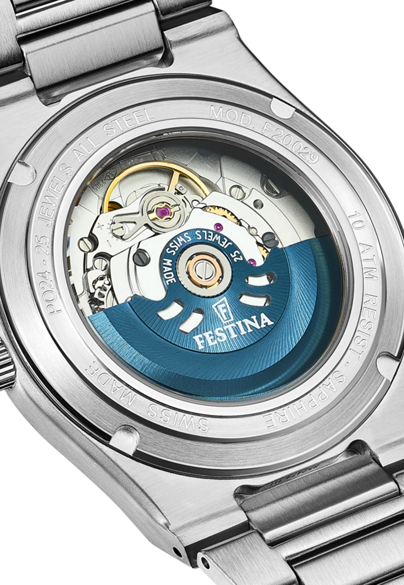 RELOJ F20054/2 FESTINA SWISS ROSA MUJER AUTOMATICO - 4