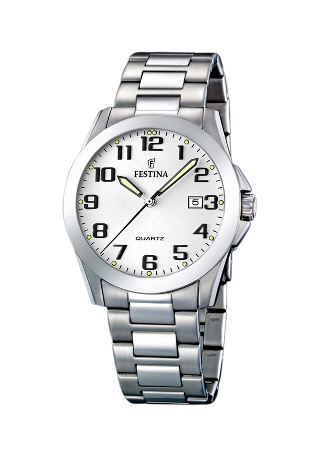 RELOJ F16376/7 FESTINA BLANCO HOMBRE ACERO CLASICO - 1