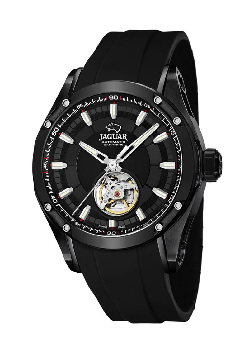 RELOJ J813/1 JAGUAR NEGRO HOMBRE AUTOMATICO - 1