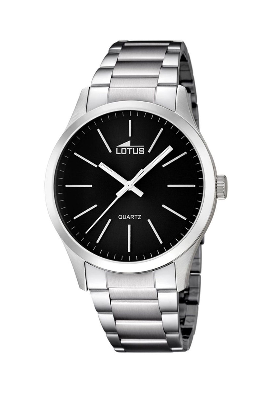 RELOJ 15959/3 LOTUS NEGRO HOMBRE MINIMALIST - 1